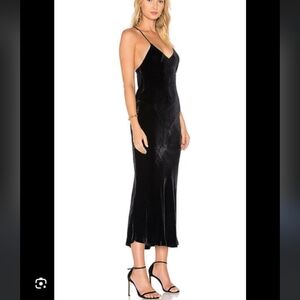 Marissa Webb Trudy velvet slip dress Silk Blend